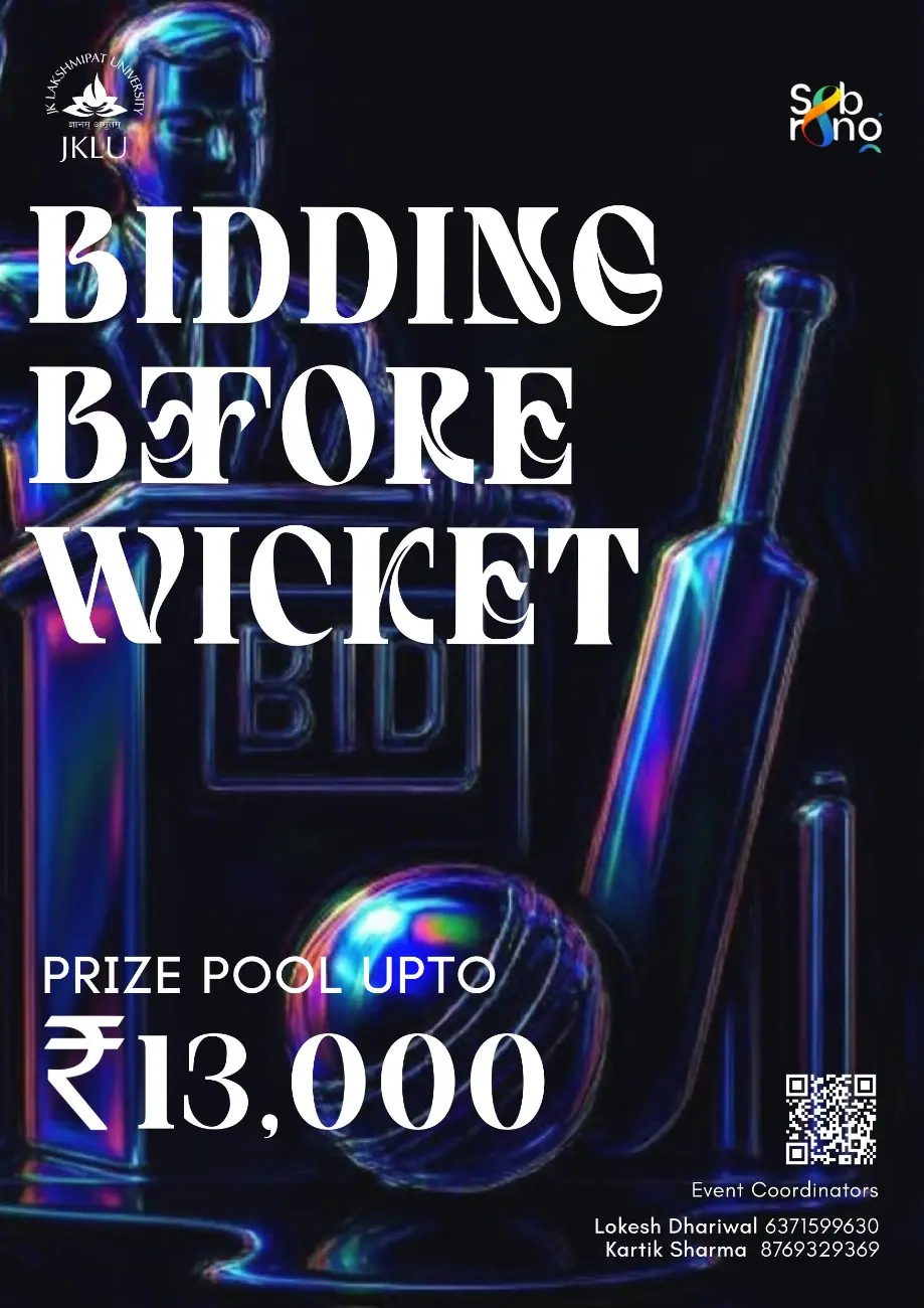 BIDDING BEFORE WICKET