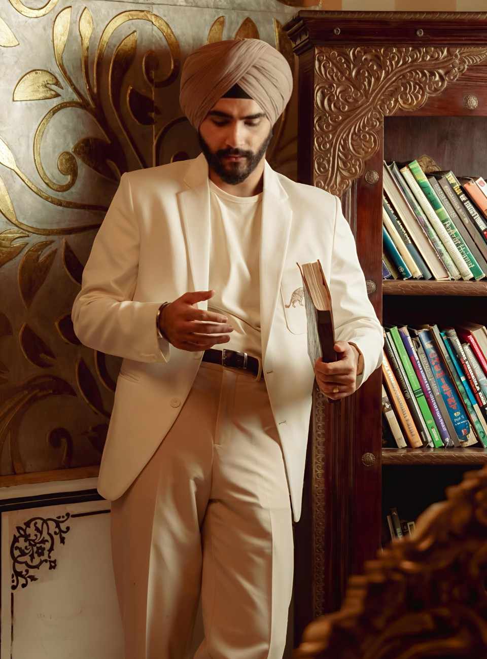 Navjot Ahuja with DJ